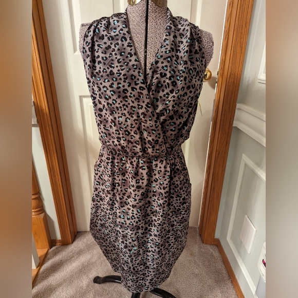 Rebecca Taylor size 4 silk sleeveless open back dress - Picture 3 of 6